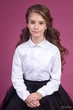 Блузка Зіронька для дівчинки 26-9030-1 білий 140 - зображення 1
