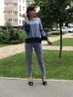 Женский трикотажный костюм Poliit 7090 синий 36 - изображение 2