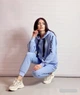 Женский костюм из трикотажа Poliit 7263 голубой 40 - изображение 7