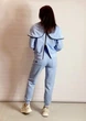 Женский костюм из трикотажа Poliit 7263 голубой 40 - изображение 8