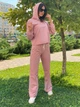 Женский трикотажный костюм Poliit 7206 розовый 36 - изображение 1