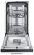 Встраиваемая посудомоечная машина Samsung DW50R4050BB/WT - изображение 2