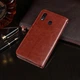 Чехол Idewei для Samsung A20 2019 / A205F книжка кожа PU коричневый - изображение 2