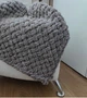 Плед Плюшевый Will Be Soft Вязаный Плетенка 200 х 220 см Бежево Серый - изображение 2