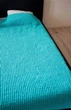 Плед Плюшевый Will Be Soft Вязаный Петелька 200 х 220 см Бирюзовый - изображение 2