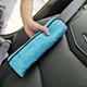 Мягкая подушка-подкладка на ремень безопасности в автомобиль Seat Belt Cushion (29х12 см, голубая) - изображение 3
