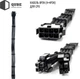Набор кабелей QUBE для блока питания 1*24P MB, 1*4+4P CPU,2*6+2P VGA Black (QBWSET24P8P2x8PBB) - изображение 4