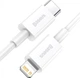 Кабель Baseus Superior Series Fast Charging Type-C to Lightning PD 20W 2 м White (CATLYS-C02) - изображение 2