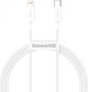 Кабель Baseus Superior Series Fast Charging Type-C to Lightning PD 20W 2 м White (CATLYS-C02) - изображение 1