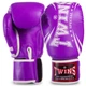 Рукавички боксерські PU TWINS FBGVSD3-TW6 (розмір 14oz, колір фіолетовий) FBGVS3-TW6 - зображення 1