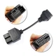 Переходник с OBD2 16pin мама на KIA 20pin папа. Шнур для диагностики автомобилей КИА - изображение 2