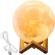 Настільна лампа світильник різнокольоровий Місяць - Magic 3D Moon Light з пультом - зображення 3