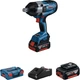 Akumulatorowy klucz udarowy Bosch Professional GDS 18V-1050 H + 2 akumulatory GBA 5.0 Ah + ładowarka (06019J8522) - obraz 2