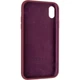 Чехол Fiji Silicone Case для Apple iPhone XR бампер накладка Full Soft Marsala - изображение 3