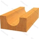Галтельная фреза d8 D16 h12.4 L45 R8 Standard for Wood Bosch Professional (2608628369) - изображение 3