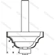 Профільна фреза для кромок d8 D42.9 h18 L60 R6.3 Standard for Wood Bosch Professional (2608628397) - зображення 3