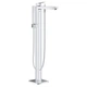 Cмеситель в ванную напольный GROHE Eurocube хром латунь 23672001 - изображение 1