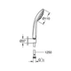 Душевой набор GROHE Euphoria 110 Mono с ручной лейкой и шлангом с держателем хром 27354000 - изображение 2