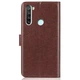 Чохол Clover для Xiaomi Redmi Note 8T книжка шкіра PU коричневий Без бренду - зображення 3