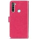 Чохол Clover для Xiaomi Redmi Note 8T книжка шкіра PU малиновий Без бренду - зображення 3