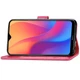 Чехол Clover для Xiaomi Redmi 8A книжка кожа PU малиновый - изображение 5