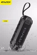 Портативная Bluetooth колонка IPX4 Level Awei Y-280 водонепроницаемая Чёрная - изображение 8