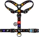 Шлей для собак Collar анатомічна H-подібна WAUDOG Nylon з QR-паспортом, пластиковий фастекс, М, Ш 20 мм, А 40-70, В 50-80 малюнок "NASA" (5542) - зображення 2