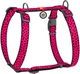 Шлея для собак Collar анатомічна H-подібна WAUDOG Nylon з QR-паспортом, пластиковий фастекс, L, Ш 25 мм, А 50-90, В 60-100 малюнок "Кавун" (5562) - зображення 1
