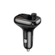 Автомобільний АЗП Baseus FM Launcher S-13 2USB + Type-C black - зображення 1
