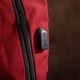 Рюкзак текстильный smart унисекс Vintage 20627 Малиновый - изображение 7