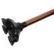 Телескопическая трость с фонариком Trusty Cane Lesko 21329 складная на 4-х опорах с фонарем для пожилых людей (SKU_5036-15640) - изображение 4