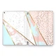 Чехол книжка, обложка для Apple iPad (Розовый мрамор, гламур) модели 9.7 2/3/4 эпл айпад 2011 2012 - изображение 1