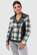 Куртка Exclusive moda М-276 46 Черно-белый - изображение 1