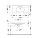Duravit D-CODE умывальник 105*48см, мебельний (03421000002) - изображение 2