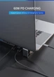 Acasis док-станция для ноутбука Type C к USB 3,0 с PD зарядкой для Macbook Pro (HDMI-совместимый 4K RJ45 TF SD кардридер)) - изображение 6