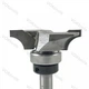 Фреза ГЛОБУС 2307 кромочная калевочная d8 D42 h12 R8 - изображение 2