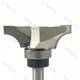 Фреза ГЛОБУС 2307 кромочная калевочная d8 D46 h16 R10 - изображение 2