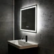 Зеркало DUSEL LED DE-M0061S1 Silver 120смх75см сенсорное включение+подогрев - изображение 4
