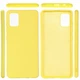 Силиконовый (TPU) чехол Deexe Silicone Case для Samsung Galaxy A51 (А515) - Yellow - изображение 5