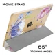 Чехол книжка, обложка для Apple iPad (Полевые цветы синие) модели Pro 12.9 эпл айпад про 2017 - изображение 3