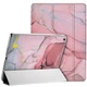 Чехол книжка, обложка для Apple iPad (Розовый мрамор с желтым) модели 9.7 2/3/4 эпл айпад 2011 2012 - изображение 6