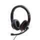 Гарнітура Gembird MHS-03-BKRD Black/Red - зображення 1