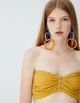 Топ PULL & BEAR Ж1070291 (9471/380/305) колір жовтий S - зображення 3