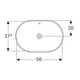 Умывальник Geberit VariForm 60x48x17,8см (500.729.01.2) - изображение 3