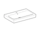 Умывальник подвесной GEBERIT iCon 750x485x155мм прямоугольный белый 124075000 - изображение 5