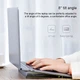 Подставка для ноутбука Baseus Papery Notebook Holder (на клеевой основе) Silver - изображение 6