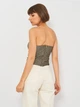Топ женский H&M 0438641_01 XL Золотой (LD2000000936741_KAY2000000936741) - изображение 2