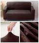 Чехол на диван HomyTex двухместный Замшевый Шоколадный - изображение 3