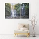 Модульная картина из трех частей У водопада 78x48 см (M3_M_27) - изображение 1