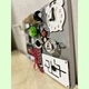 Развивающая доска размер 30*40 Бизиборд для детей HandMade "Маленький черно-белый" на 27 элементов - изображение 3